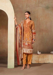 Elan 24 Cotton Printed Embroidered Patch Suit with Muslin Dupatta ( Unstitched )