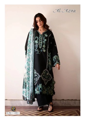 Keval Fab Al Azra Vol 11 Heavy Daily Wear Cotton Suit with Cotton Dupatta ( UnStitched )