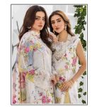 AlZohaib Cotton Printed Pakistani Embroidered Patch Suit with Cotton Duappta ( UnStitched )