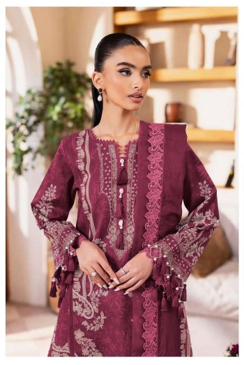 Jade Urbane 25-6 Premuim Pure Cotton Heavy Patch embroidery with Cotton Dupatta