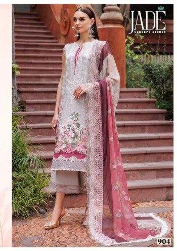 Jade Bin Saeed Vol 9 Readymade Cotton Printed Daily Wear Suit with Cotton Dupatta ( Stitched XL )