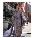 Maria B Silk Collection Japan Satin Dress Embroidery with Tabby Silk Dupatta ( UnStitched )