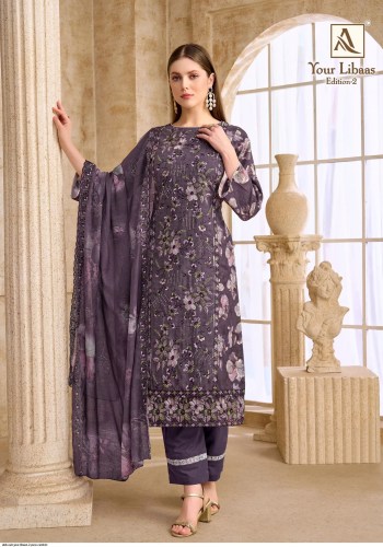 Alok Your Libass Vol 2 With Foil Print With Fancy Beats Embroidery Work with Cotton Dupatta