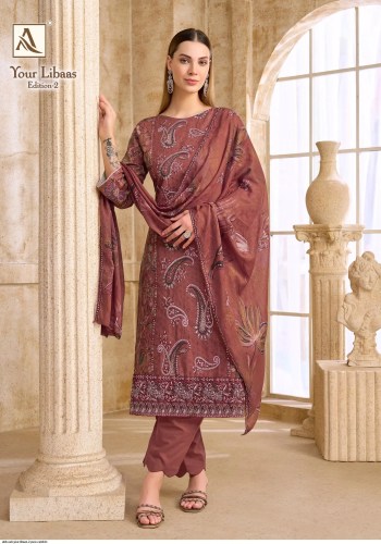 Alok Your Libass Vol 2 With Foil Print With Fancy Beats Embroidery Work with Cotton Dupatta