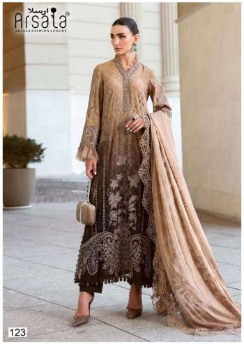 Arsala Amara Pure Heavy Lawn Printed Daily Wear Cotton Suit with Cotton Dupatta