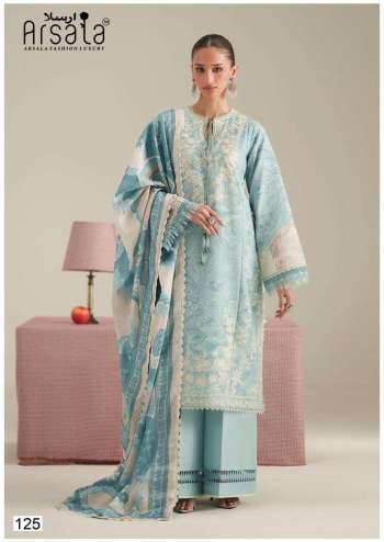 Arsala Amara Pure Heavy Lawn Printed Daily Wear Cotton Suit with Cotton Dupatta