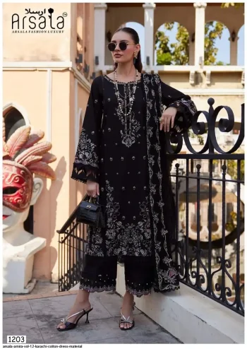 Arsala Amara Pure Heavy Lawn Printed Daily Wear Cotton Suit with Cotton Dupatta