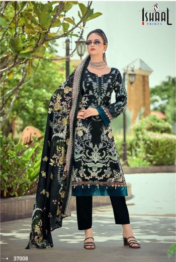 Ishaal Vol 37 Daily Wear Cotton Printed Suit with Cotton Dupatta ( UnStitched)