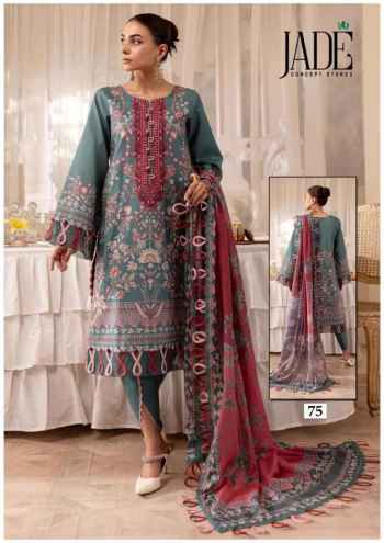Jade Chevron Vol 8 Cotton Printed Readymade Daily Wear Suit with Cotton Dupatta
