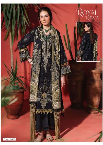 Raf Royal Daily Wear Cotton Printed Suit with Cotton Dupatta