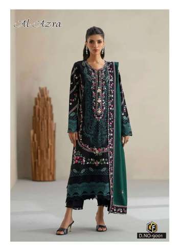 Keval Fab Al Azra Vol 9 Daily Wear Cotton Suit with Cotton Dupatta ( UnStitched )