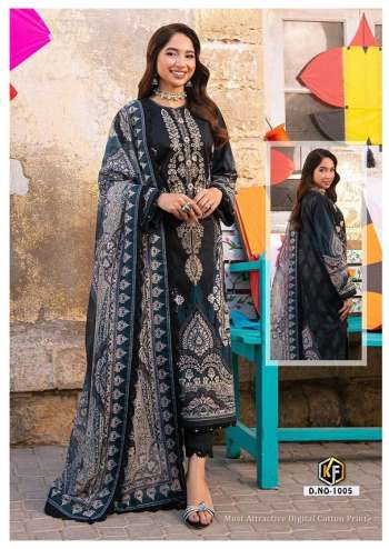 Asim Jofa Dailywear Readymade Cotton Printed Suit with Cotton Dupatta ( Stitched XL )