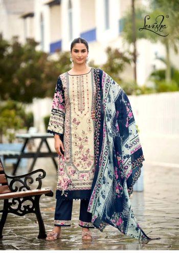 Madhubala Vol-20 Cotton Premium Embroidered Suit with Cotton Dupatta ( Unstitched )