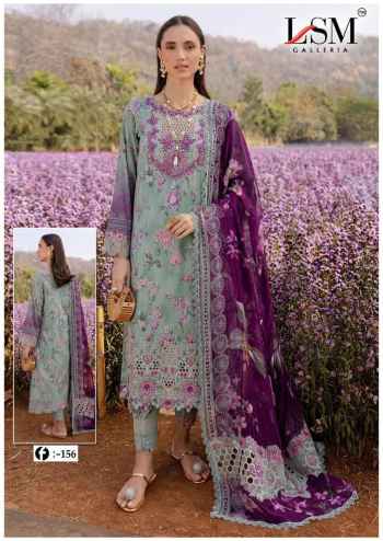 LSM Galleria Firdous Queen Lawn Vol 15 Daily Wear Cotton Suit with Cotton Dupatta