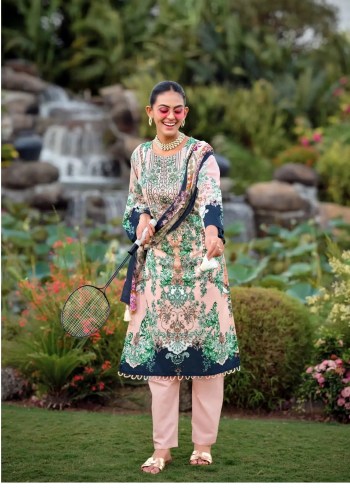 Nayra Vol 44 Cotton Digital Prints with Heavy Self Embroidered Suit with Cotton Dupatta