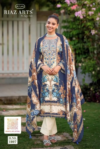 Nayra Vol 44 Cotton Digital Prints with Heavy Self Embroidered Suit with Cotton Dupatta