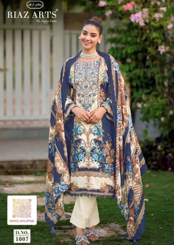 Nayra Vol 44 Cotton Digital Prints with Heavy Self Embroidered Suit with Cotton Dupatta
