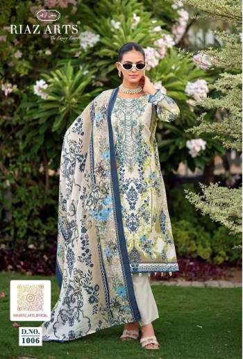 Nayra Vol 44 Cotton Digital Prints with Heavy Self Embroidered Suit with Cotton Dupatta