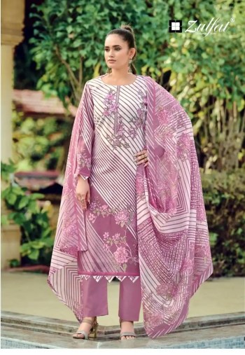 Sana Safinaz Cotton Exclusive Designer Print with Exclusive Embroidery with Cotton Mal Mal Dupatta