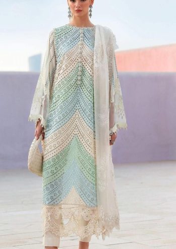 Mariya B Hits Vol 1 Premium Embroidered suit with Cotton Dupatta ( UnStitched )