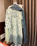 Tawakkal Readymade Daily Wear Cotton Suits Sleeves Lace with Cotton Dupatta ( STITCHED XXL )